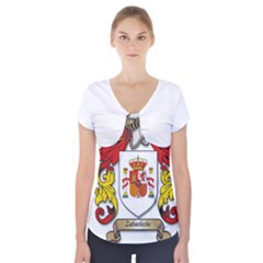 Short Sleeve Front Detail Top 