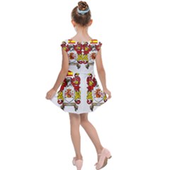 Kids  Cap Sleeve Dress 