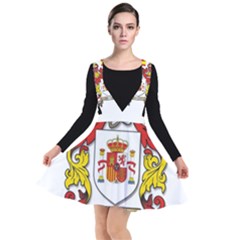 Plunge Pinafore Dress 