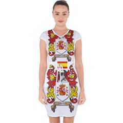 Capsleeve Drawstring Dress  