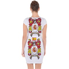 Capsleeve Drawstring Dress  