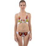 Zabaeleche Coat of Arm Wrap Around Bikini Set