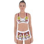 Zabaeleche Coat of Arm Racerback Boyleg Bikini Set