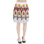 Zabaeleche Coat of Arm Pleated Skirt