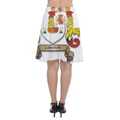 Chiffon Wrap Front Skirt 