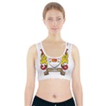 Zabaeleche Coat of Arm Sports Bra With Pocket