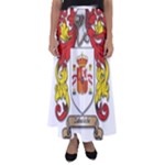 Zabaeleche Coat of Arm Flared Maxi Skirt