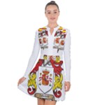 Zabaeleche Coat of Arm Long Sleeve Panel Dress