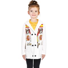 Kids  Double Breasted Button Coat 