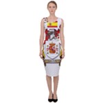 Zabaeleche Coat of Arm Sleeveless Pencil Dress