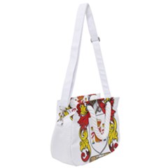 Rope Handles Shoulder Strap Bag 
