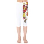 Zabaeleche Coat of Arm Kids  Capri Leggings 