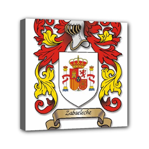 Zabaeleche Coat of Arm Mini Canvas 6  x 6  (Stretched) from ArtsNow.com