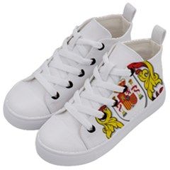 Kids  Mid-Top Canvas Sneakers 