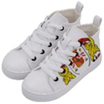 Zabaeleche Coat of Arm Kids  Mid-Top Canvas Sneakers