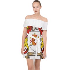 Off Shoulder Chiffon Dress 