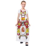 Zabaeleche Coat of Arm Kids  Short Sleeve Maxi Dress