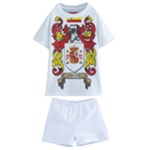 Zabaeleche Coat of Arm Kids  Swim Tee and Shorts Set