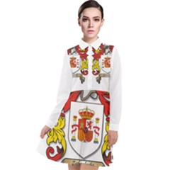 Long Sleeve Chiffon Shirt Dress 