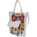 Zabaeleche Coat of Arm Shoulder Tote Bag