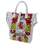 Zabaeleche Coat of Arm Buckle Top Tote Bag
