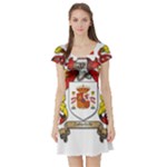 Zabaeleche Coat of Arm Short Sleeve Skater Dress