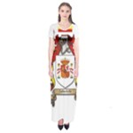 Zabaeleche Coat of Arm Short Sleeve Maxi Dress