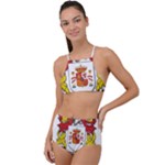 Zabaeleche Coat of Arm High Waist Tankini Set