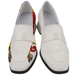 Women s Chunky Heel Loafers 