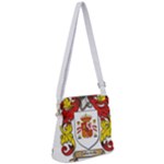 Zabaeleche Coat of Arm Zipper Messenger Bag
