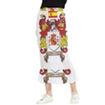 Zabaeleche Coat of Arm Maxi Fishtail Chiffon Skirt