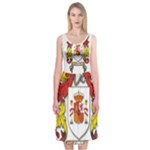Zabaeleche Coat of Arm Midi Sleeveless Dress