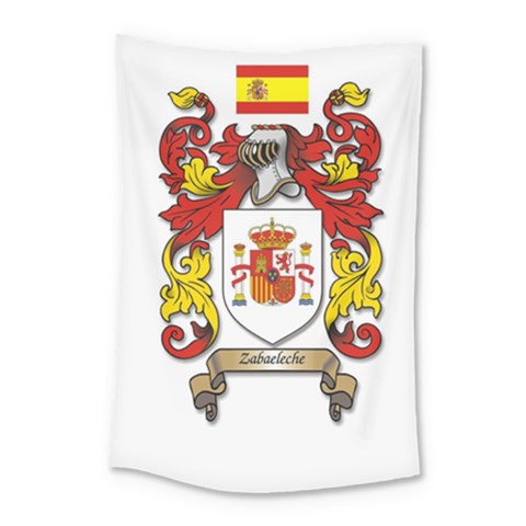 Zabaeleche Coat of Arm Small Tapestry from ArtsNow.com