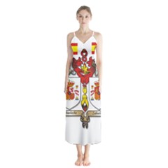 Button Up Chiffon Maxi Dress 