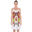 Ruffle Detail Chiffon Dress 