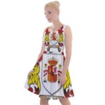 Zabaeleche Coat of Arm Knee Length Skater Dress