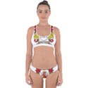 Cross Back Hipster Bikini Set 