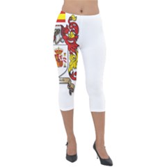 Lightweight Velour Capri Leggings  