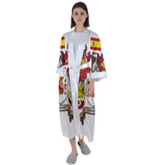 Maxi Satin Kimono 