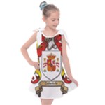 Zabaeleche Coat of Arm Kids  Tie Up Tunic Dress