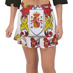 Fishtail Mini Chiffon Skirt 