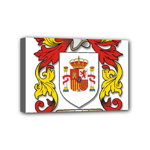 Zabaeleche Coat of Arm Mini Canvas 6  x 4  (Stretched) from ArtsNow.com