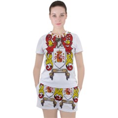 Women s Mesh T-Shirt and Shorts Set 