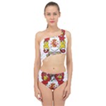 Zabaeleche Coat of Arm Spliced Up Two Piece Swimsuit