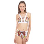 Zabaeleche Coat of Arm Cage Up Bikini Set