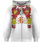 Zabaeleche Coat of Arm Kids  Zipper Hoodie Without Drawstring