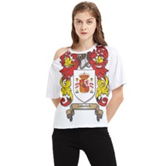 One Shoulder Cut Out T-Shirt 
