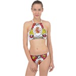 Zabaeleche Coat of Arm Racer Front Bikini Set