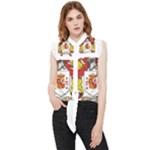 Zabaeleche Coat of Arm Frill Detail Shirt