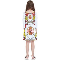 Kids  Quarter Sleeve Skater Dress 